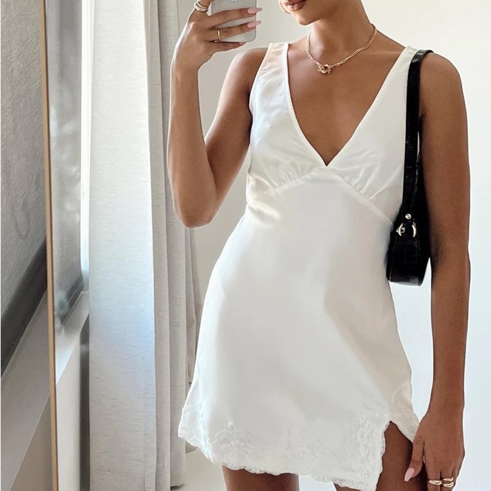 Princess Polly Athenia Mini Dress White